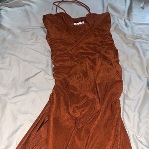 BROWN/ORANGE DRESS ‼️